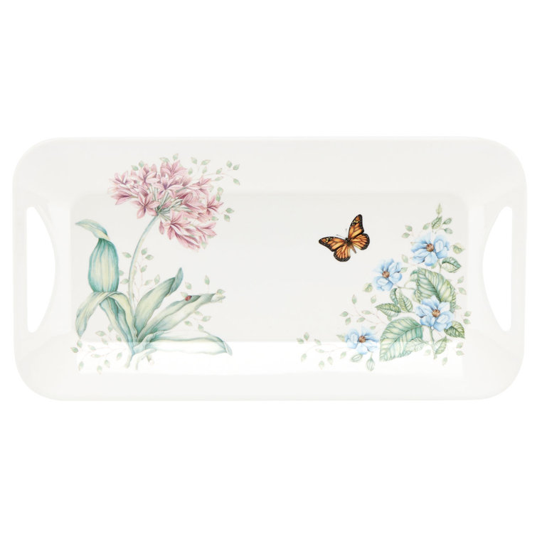 Lenox Butterfly Meadow Melamine Hors D Oeuvres Tray Reviews Perigold